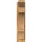 Ekena Millwork Balboa Slat Rough Sawn Outlooker, Western Red Cedar, 6"W x 16"D x 28"H OUT06X16X28BOA06RWR - alternate 3